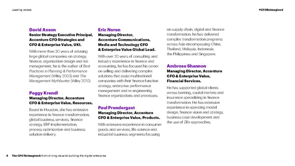 CFO Reimagined | CFO Global Research | Accenture - Page 4