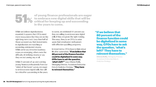 CFO Reimagined | CFO Global Research | Accenture - Page 26