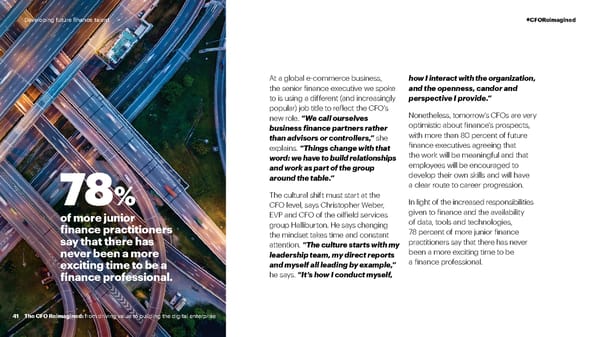 CFO Reimagined | CFO Global Research | Accenture - Page 41