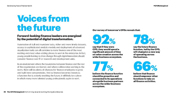 CFO Reimagined | CFO Global Research | Accenture - Page 42