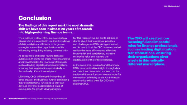 CFO Reimagined | CFO Global Research | Accenture - Page 43