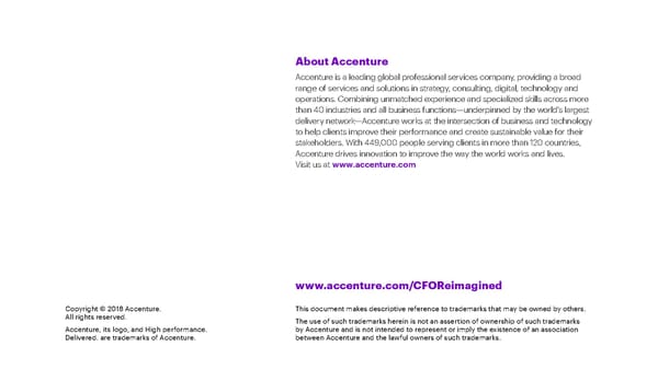 CFO Reimagined | CFO Global Research | Accenture - Page 47