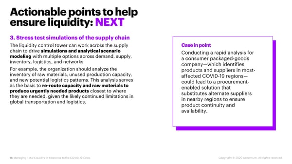 Managing Total Liquidity in Crisis: COVID-19 - Page 15