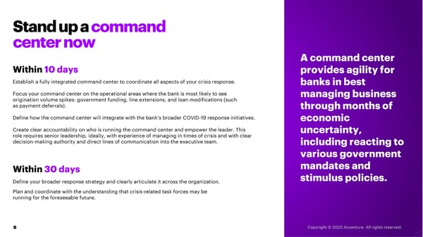Navigating COVID-19: Commercial Banks - Page 6