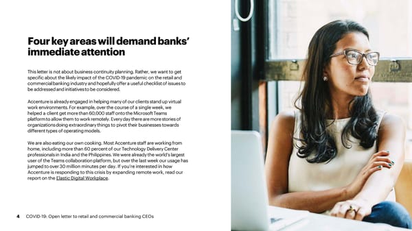 How Banks Can Manage the Business Impact: COVID-19 - Page 4