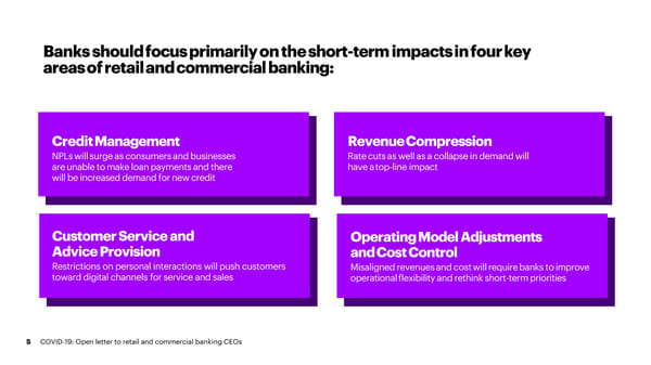 How Banks Can Manage the Business Impact: COVID-19 - Page 5