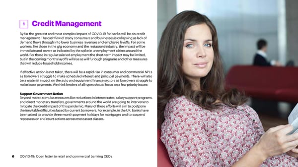 How Banks Can Manage the Business Impact: COVID-19 - Page 6