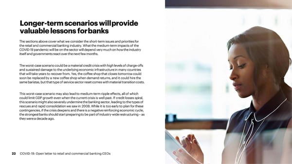 How Banks Can Manage the Business Impact: COVID-19 - Page 22