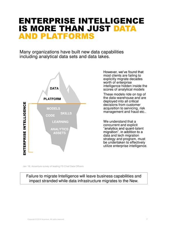 Accelerate Migration of Enterprise Intelligence - Page 2