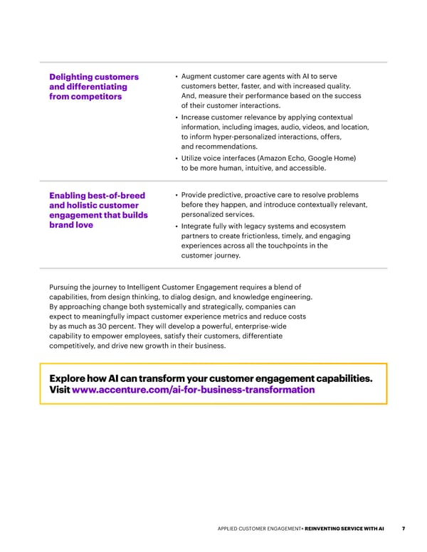 Intelligent Customer Engagement - Page 7