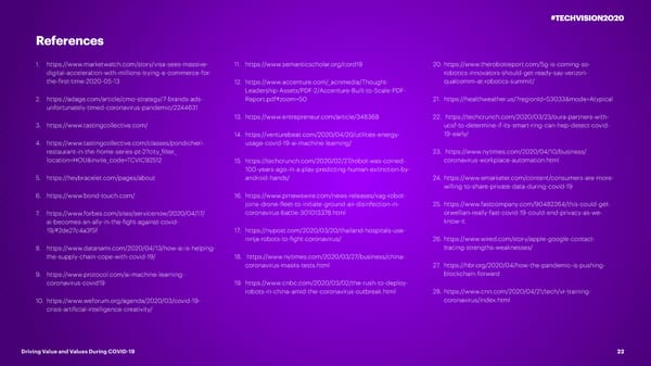Tech Vision 2020 | COVID-19 Update - Page 22