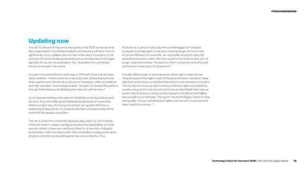 Technology Vision for Insurance 2020 - Page 35