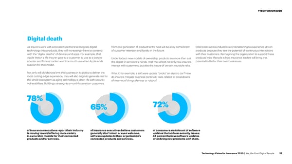 Technology Vision for Insurance 2020 - Page 37