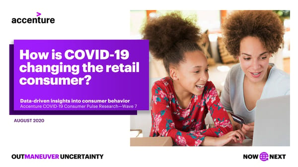 COVID-19: How is the Retail Consumer Changing? - Page 1